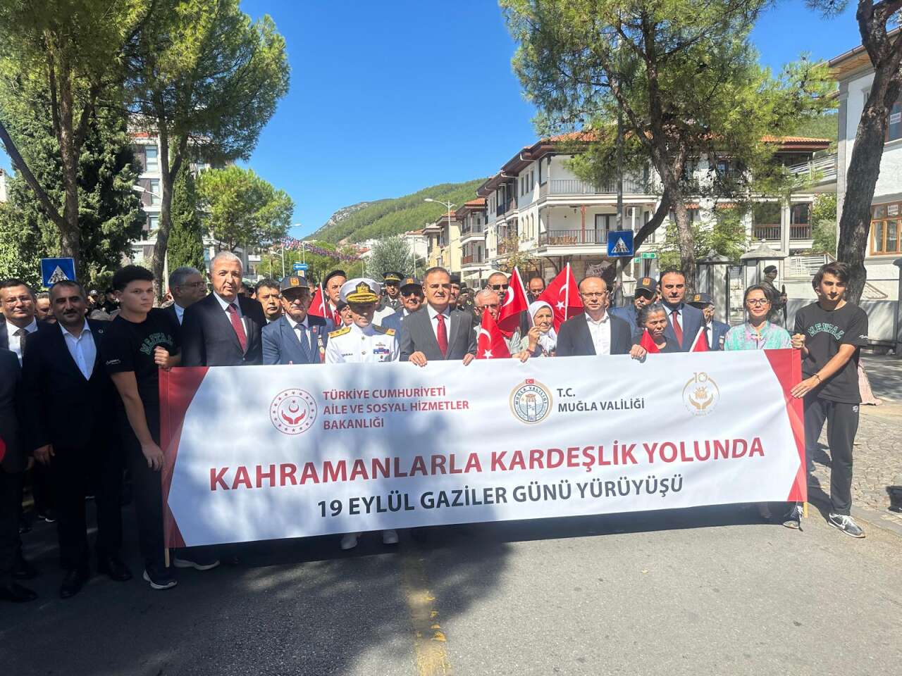 Muğla’da 19 Eylül Gaziler Günü İçin Anlamlı Yürüyüş 12